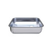 400 x 400 x 110mm Inset Bowl (with flat rim)