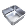 400 x 400 x 200mm Stainless Steel Inset Bowl