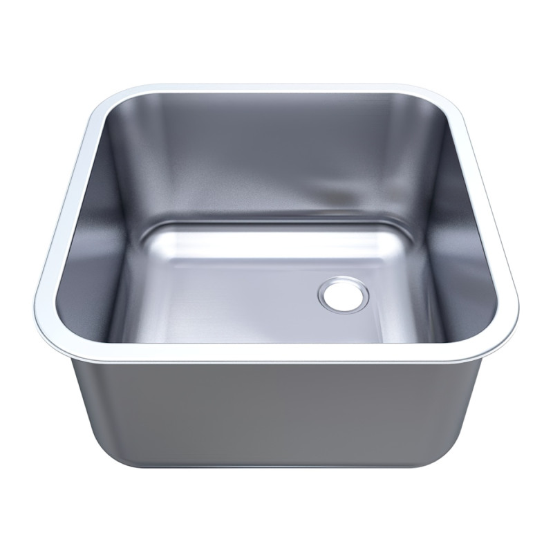 400 x 400 x 250mm Stainless Steel Inset Bowl