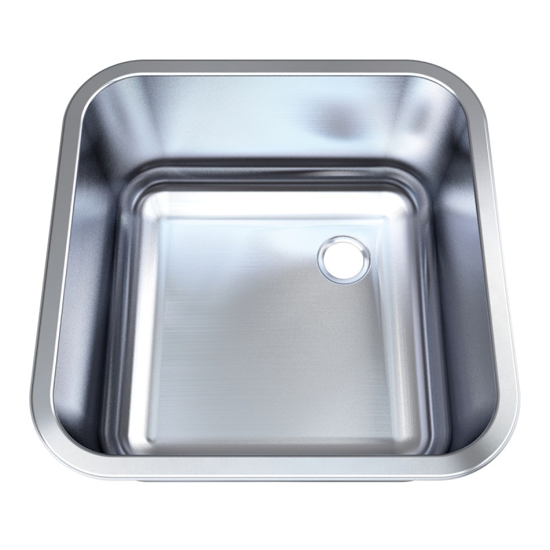 400 x 400 x 250mm Stainless Steel Inset Bowl