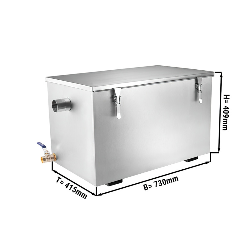 44Ltr Stainless Steel Kitchen Grease Trap