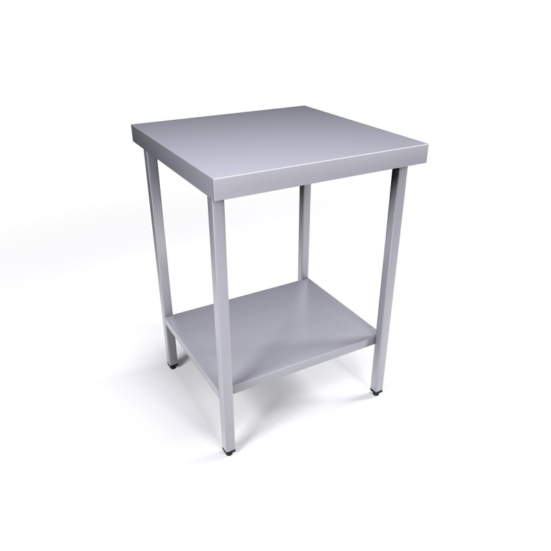 600 x 600mm Stainless Steel Island Table