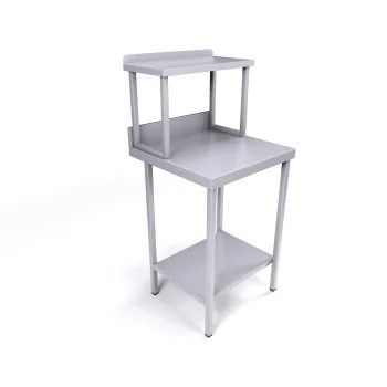600 x 600mm Stainless Steel Wall Table & Gantry