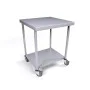 700 x 700mm Mobile Stainless Steel Table