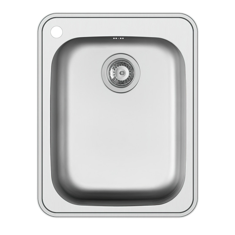 Inset Large Bowl Sink With Tap Hole