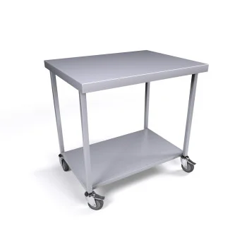900 x 700mm Mobile Stainless Steel Table