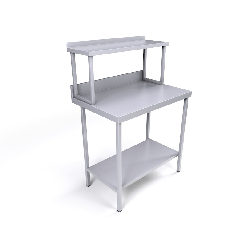 900 x 600mm Stainless Steel Wall Table & Gantry