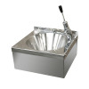 9" Wash Hand Basin & Timed Elbow Tap