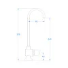 Bottle Filling Tap - Stainless