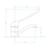 Stainless Steel Basin Mixer Tap