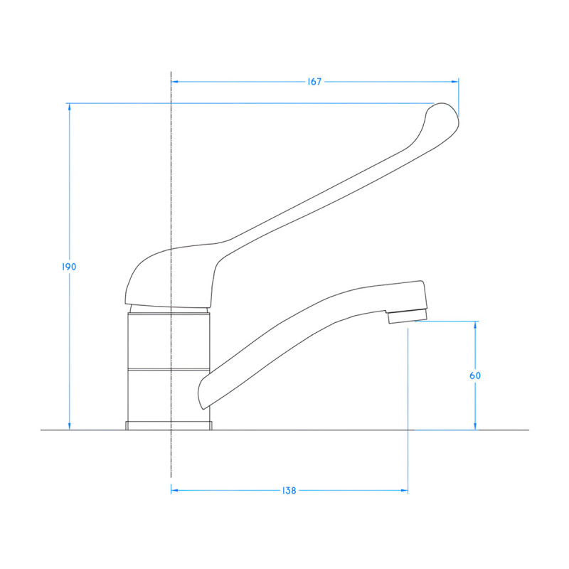 Stainless Steel Basin Mixer Tap