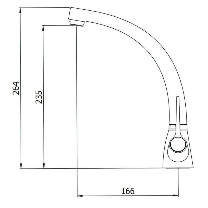 Monobloc Lever Mixer Taps