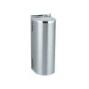 Stainless Steel Back-to-Wall Pedestal Drinking Fountain