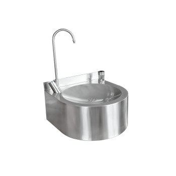 Sensor Operated Stainless Steel Drinking Fountain & Bottle Filler Tap