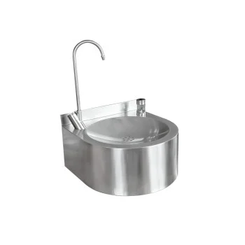 Sensor Operated Stainless Steel Drinking Fountain & Bottle Filler Tap