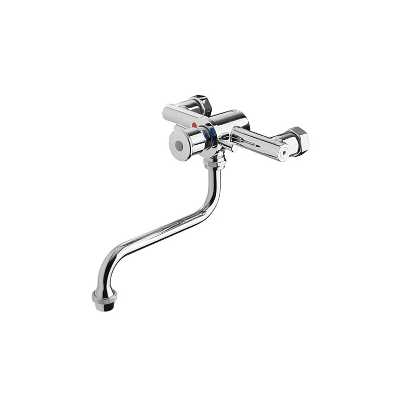 Wall Mounted Self Closing Mixer Tap
