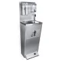 Foot Operated Wash Hand Basin with soap, towel dispenser