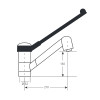 Monobloc Mixer Tap with pull out hose