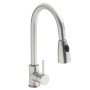 Stainless Steel Mono Tap With Pull Out Spray Head 
