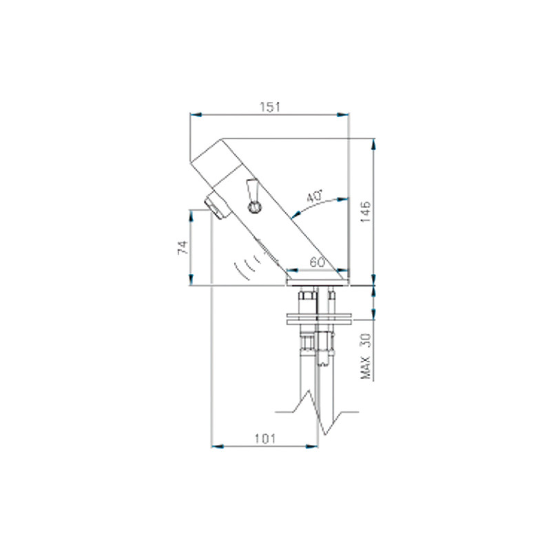 Sensor Mixer Tap (Mains Powered)