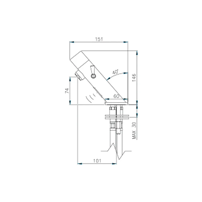 Sensor Mixer Tap (Mains Powered)