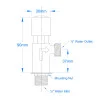 Chrome Push Valve - CSTEMPO1