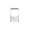 Stainless Steel Catering Prep Table - 600 x 600mm