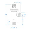 Brass Push Valve - FR8600
