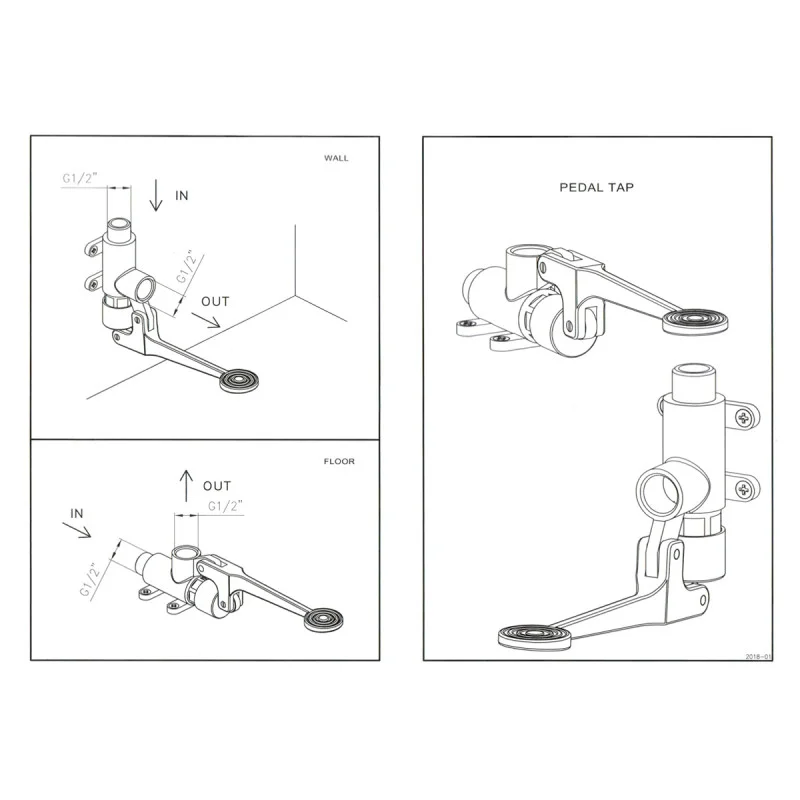 Foot Operated Tap