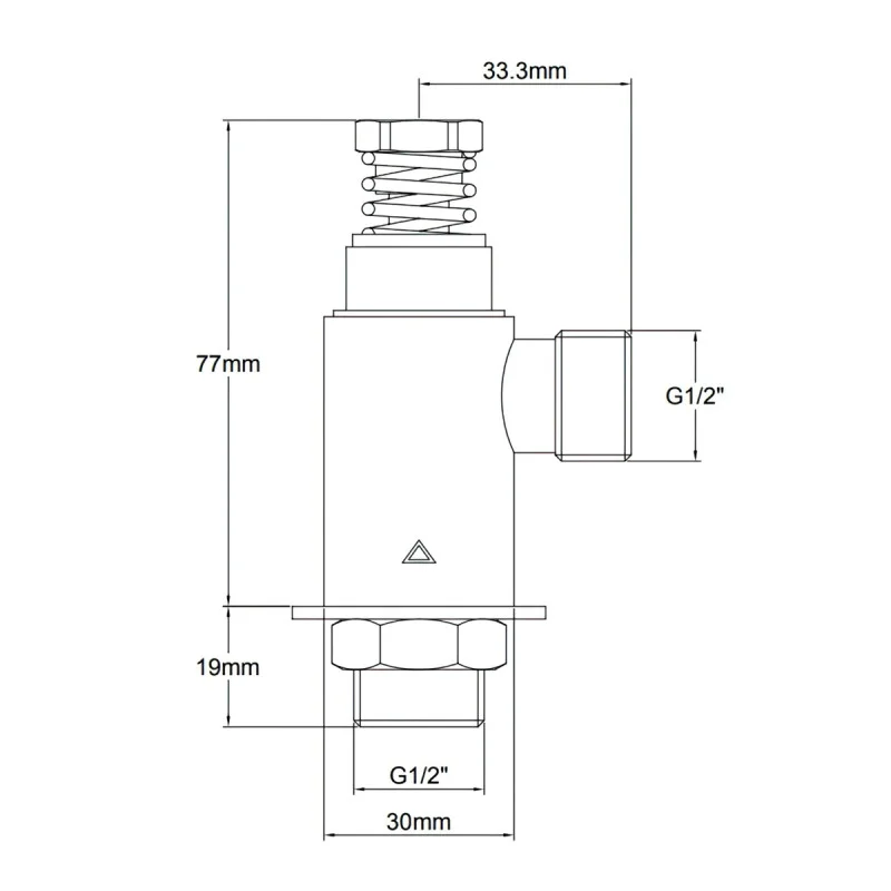 Brass Push Valve - GR138
