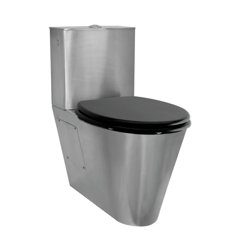 Close Coupled Stainless Steel Toilet