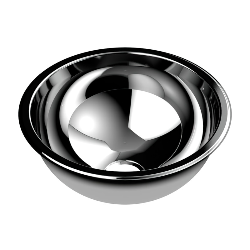 Domed Inset Stainless Steel Hand Basin (⌀300mm)