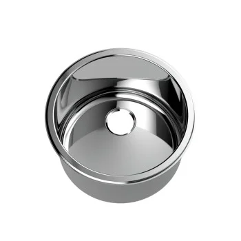 Cylindrical Inset Stainless Steel Hand Basin (⌀260mm)