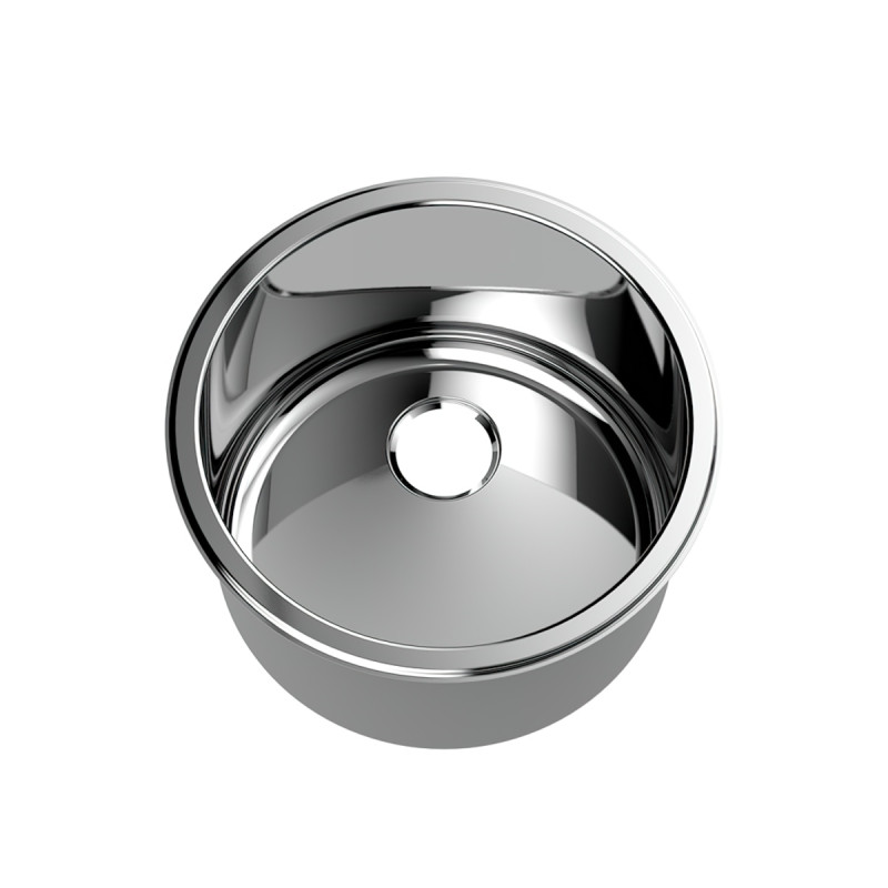 Cylindrical Inset Stainless Steel Hand Basin (⌀260mm)