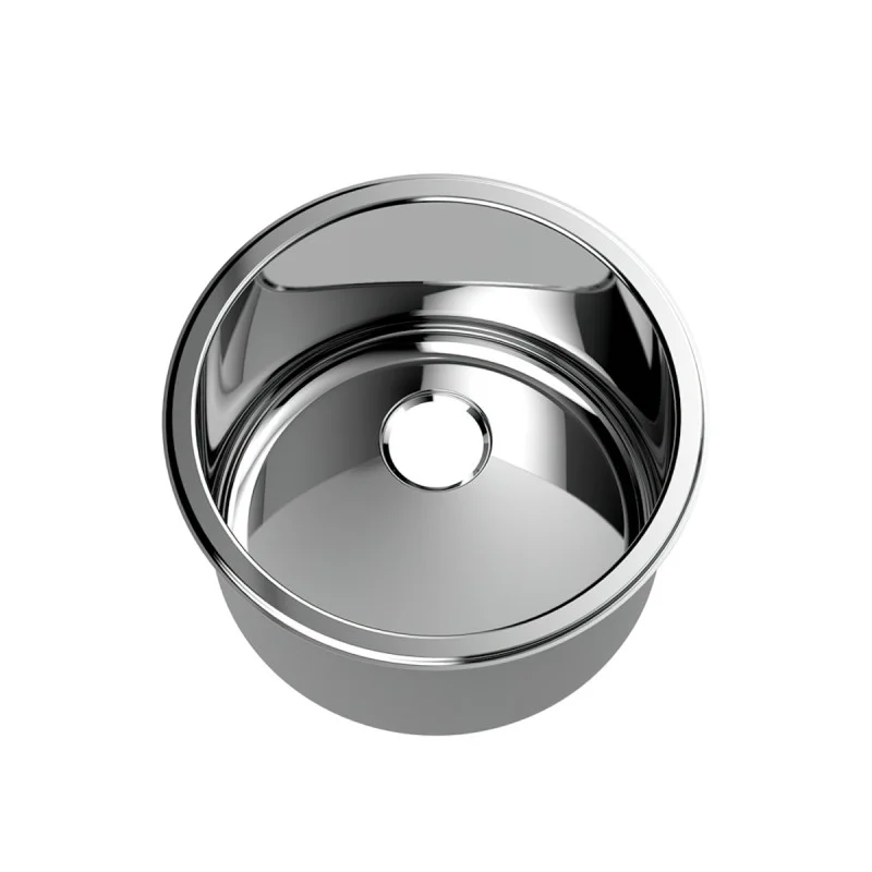 Cylindrical Inset Stainless Steel Hand Basin (⌀260mm)