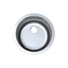 Cylindrical Inset Stainless Steel Hand Basin (⌀260mm)