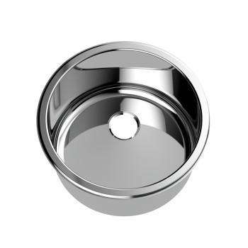 Cylindrical Inset Stainless Steel Hand Basin (⌀300mm)
