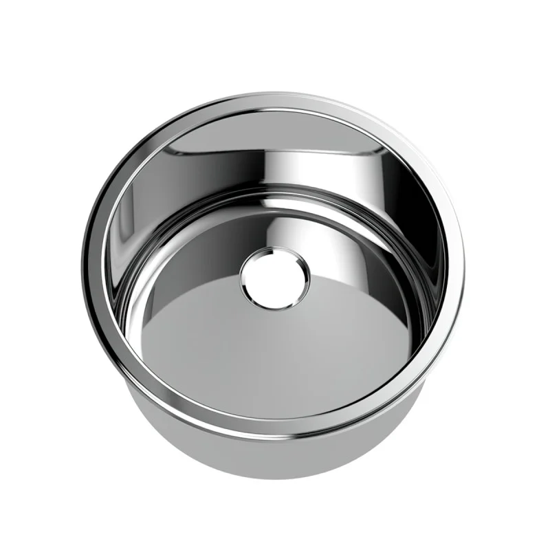 Cylindrical Inset Stainless Steel Hand Basin (⌀300mm)