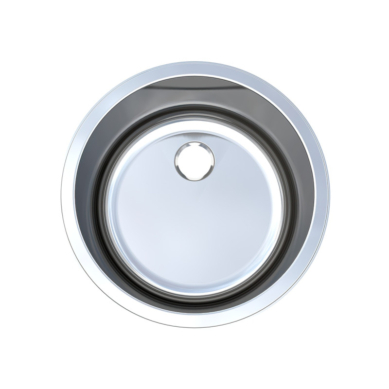 Cylindrical Inset Stainless Steel Hand Basin (⌀300mm)