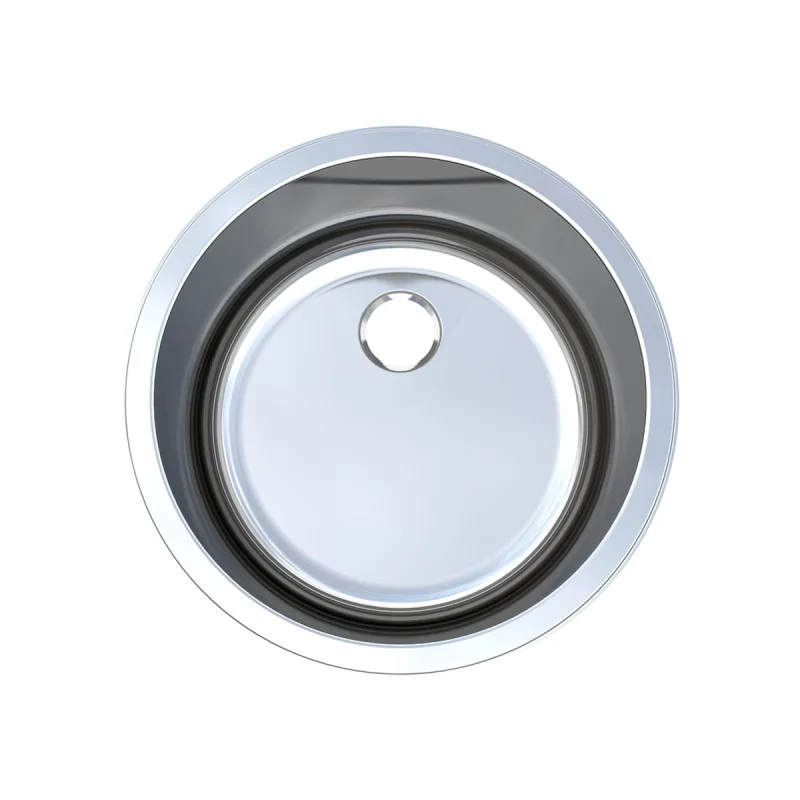 Cylindrical Inset Stainless Steel Hand Basin (⌀300mm)