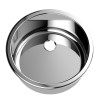 Cylindrical Inset Stainless Steel Hand Basin (⌀380mm)
