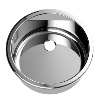 Cylindrical Inset Stainless Steel Hand Basin (⌀380mm)