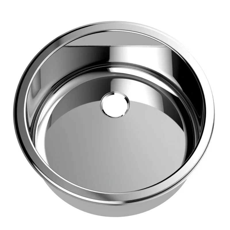Cylindrical Inset Stainless Steel Hand Basin (⌀380mm)