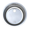 Cylindrical Inset Stainless Steel Hand Basin (⌀380mm)
