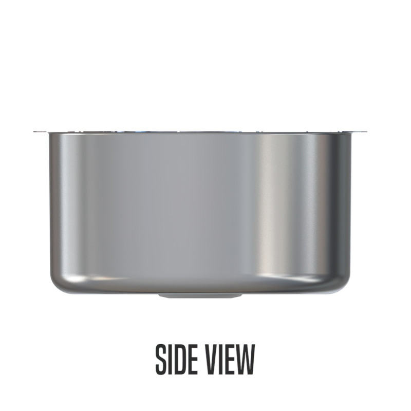 Cylindrical Undermount/Weld In Stainless Steel Hand Basin (⌀260mm)
