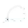 Single Swivel Spout (250mm)