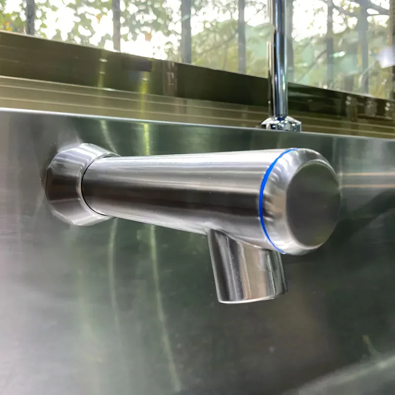 Wall Sensor Tap - Stainless Steel
