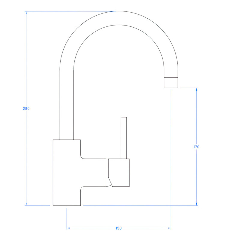 Mono Kitchen Mixer Tap