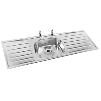 Double Drain Inset Sink Top 1364 x 500mm