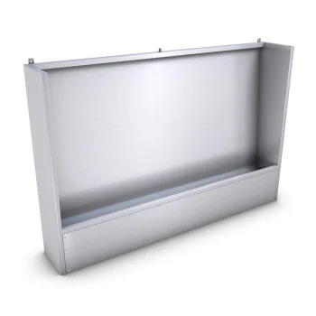 Stainless Steel Floor Standing Trough Urinal 1800mm